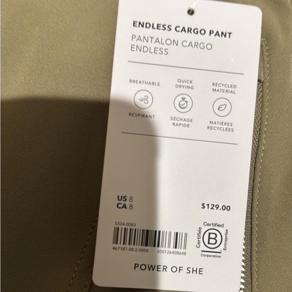 Athleta Endless Cargo Pant // Olive Branch - Picture 10 of 10